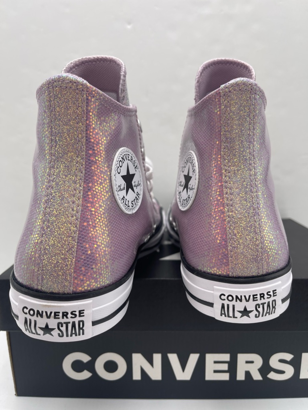Converse WMNS 8 CTAS Hi Altitude Lilac White Black A14333C High Top Sneakers - Picture 10 of 15